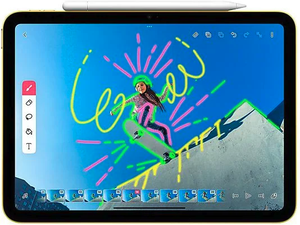 APPLE Tablet, 128 GB, 11 Zoll inkl. APPLE Pencil Eingabestift Weiß (Variante MUWA3ZM/A USB-C)