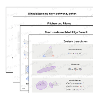 10x Klassensätze – La Place Matheposter